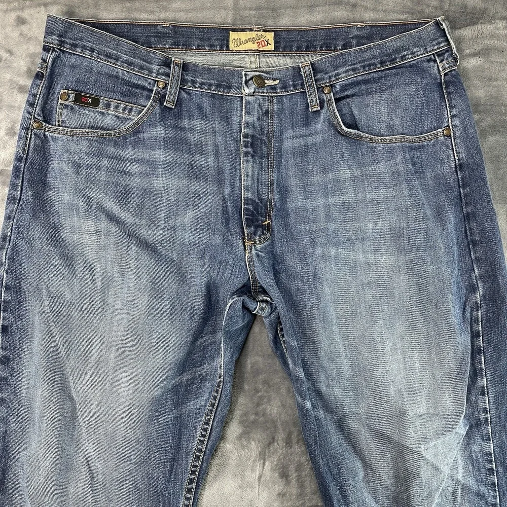 Wrangler 20X Style 01 Competition Men's Denim‎ Jeans Relaxed Bootcut Size 38x32
